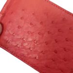 ostrich leather card holder wholesale