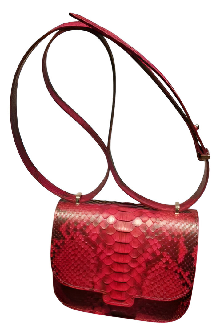 small shoulder bag python 1